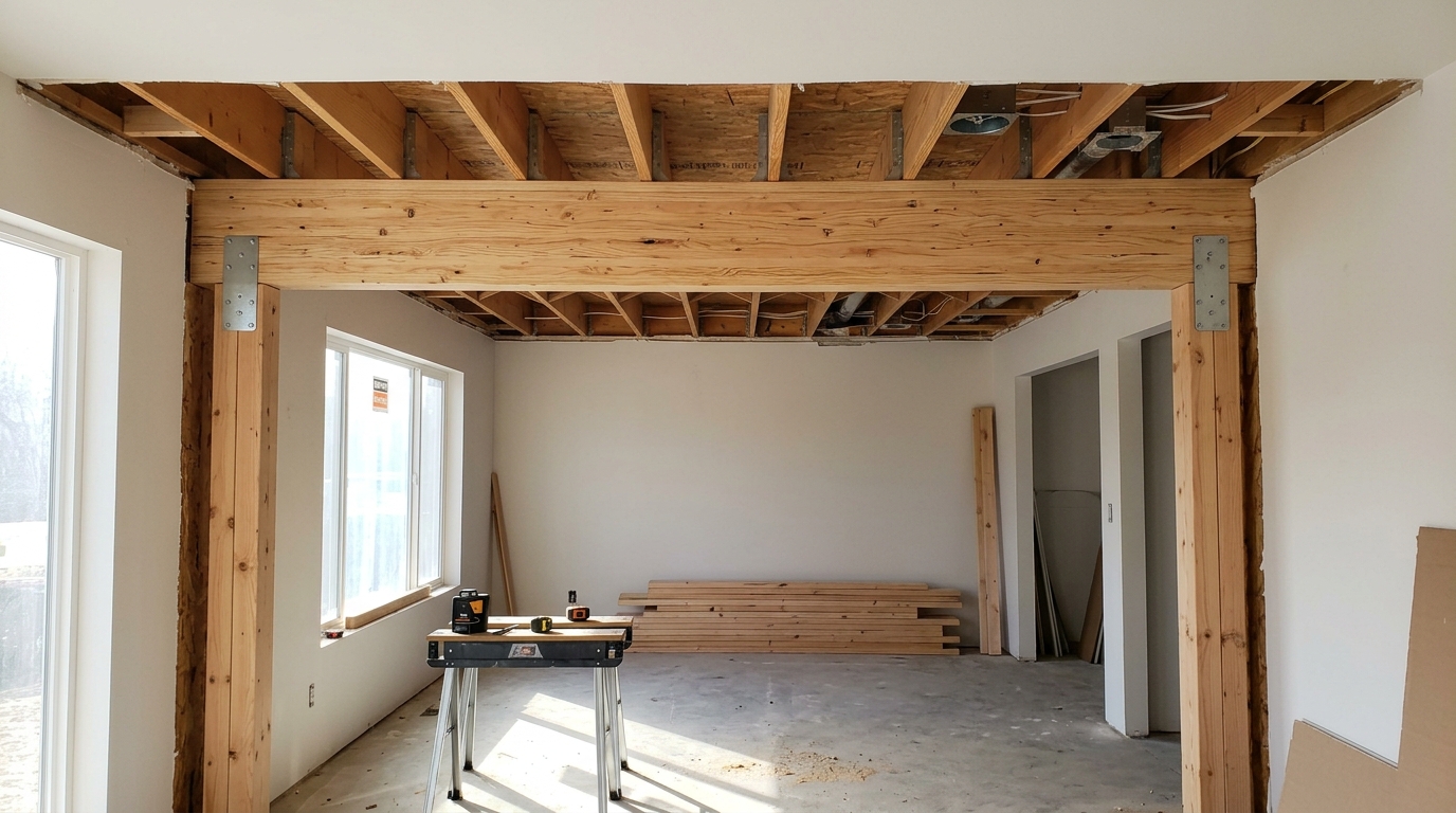 Support Beam Installation — Full Permit Tracking and Job Closure