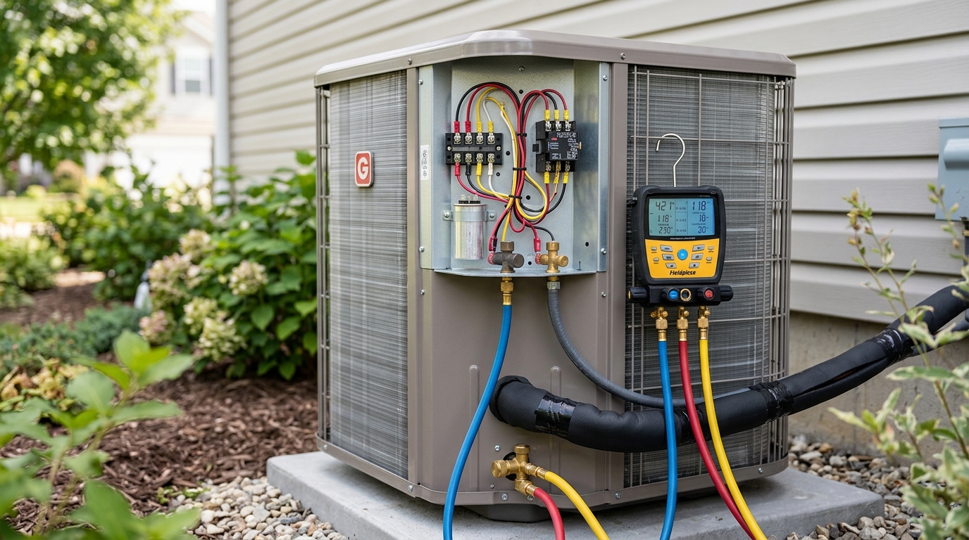Goodman Heat Pump Installation — Full Commissioning and Performance Check