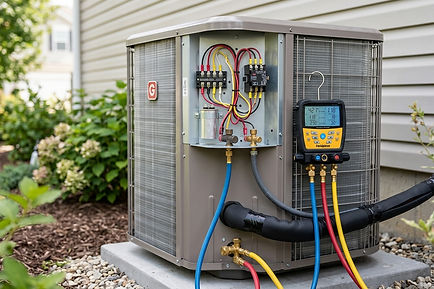 Goodman Heat Pump Installation — Commissioned Startup and System Testing