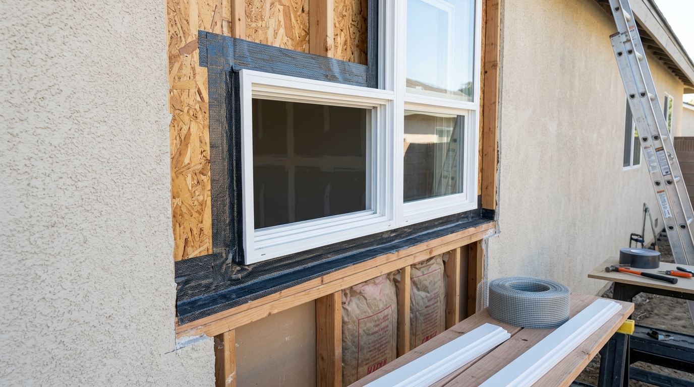 Window Installation — Comprehensive Finish Coordination