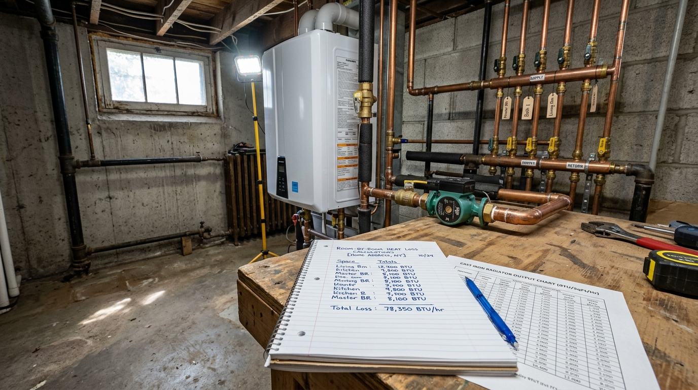 Boiler Installation — Verified Sizing and Planning From the Start