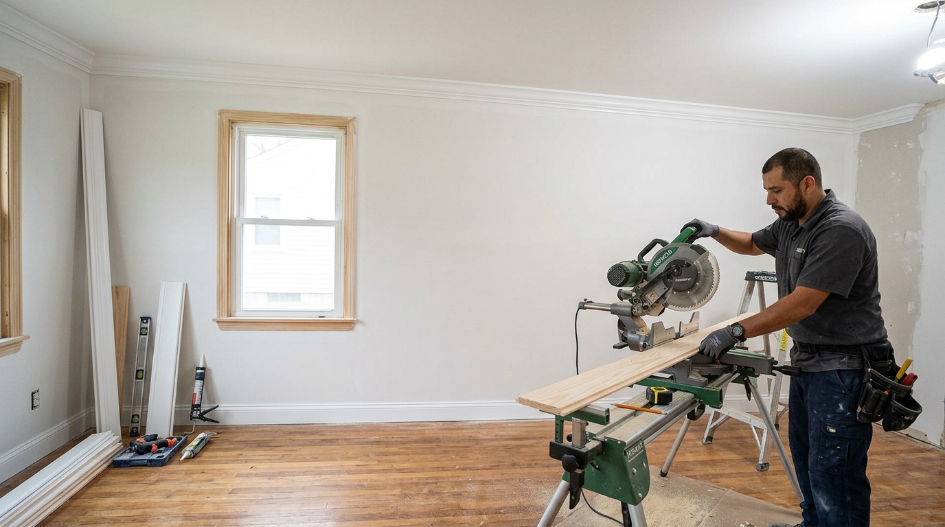 Crown Molding & Baseboards — One Contract, Total Trim Management