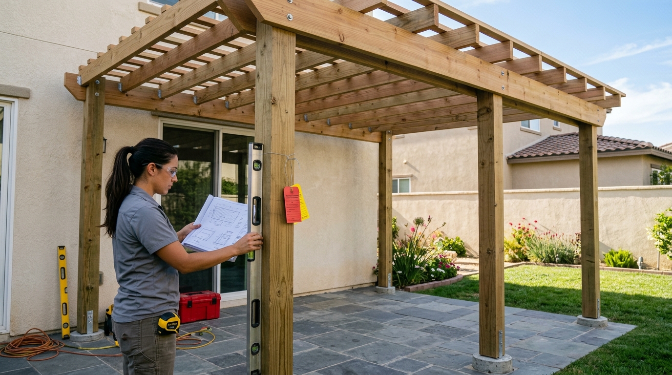 Pergola Installation — Permit and Inspection Management