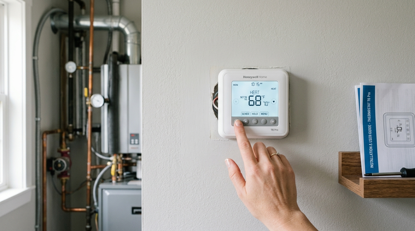 Thermostat Installation — Live System Demo Before We Leave