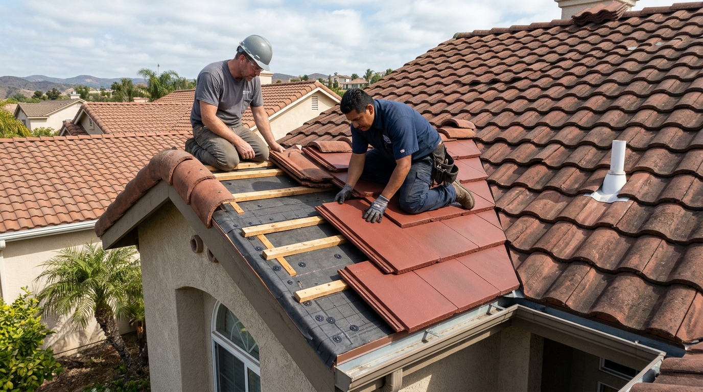 Tile Roof Repair — One-Contract Management with Roofing Specialists