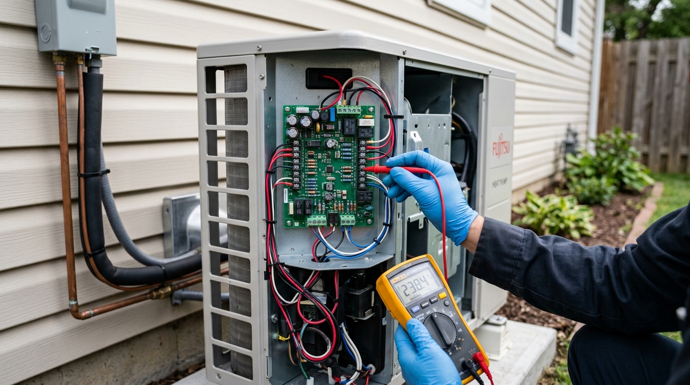 Fujitsu Heat Pump Repair — Targeted Repairs Without Guesswork