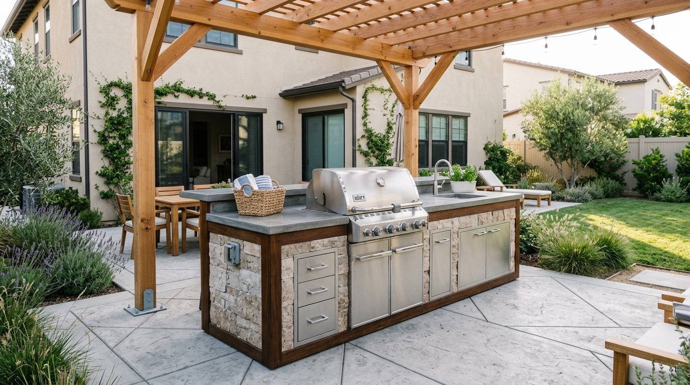 Outdoor Kitchen Construction