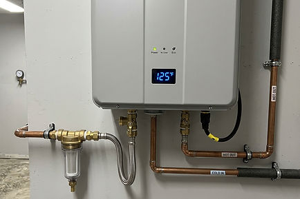 Navien Water Heater Maintenance — System Output and Control Testing