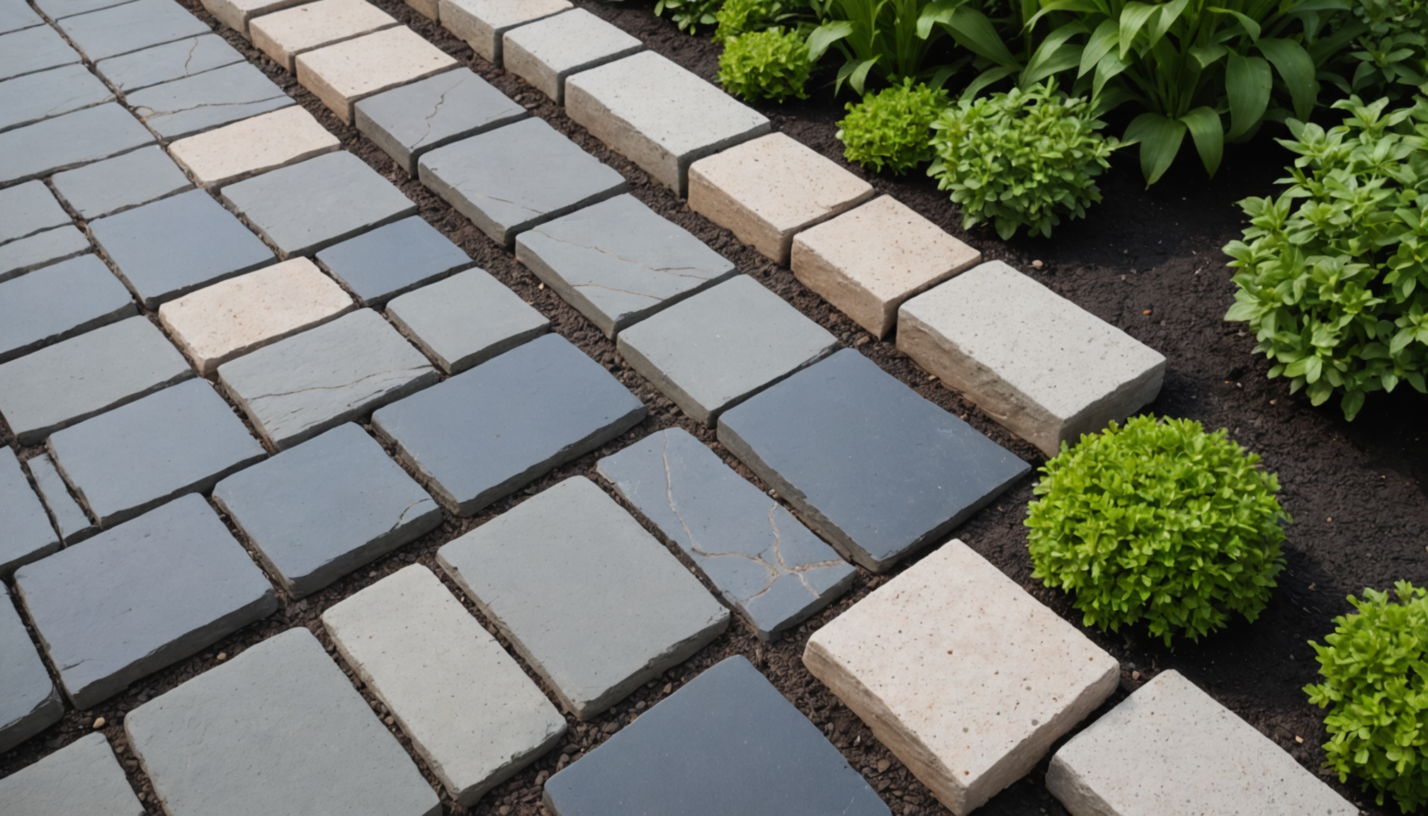 Commercial Walkway Design - Grading and Drainage Built Into Design