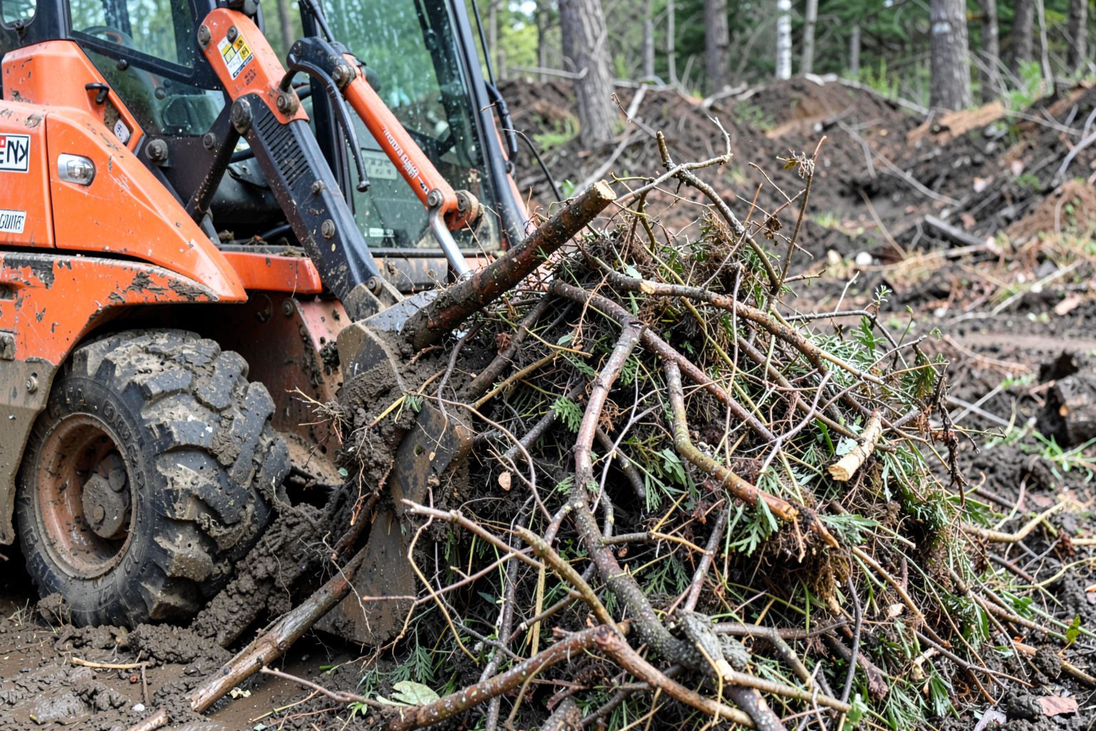 Land Clearing — Operator-Mechanic Handles Land Clearing and All Field Repairs