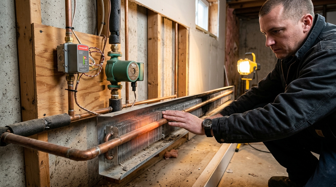 Baseboard Heating Repair — Follow the Heat With Temperature Checks