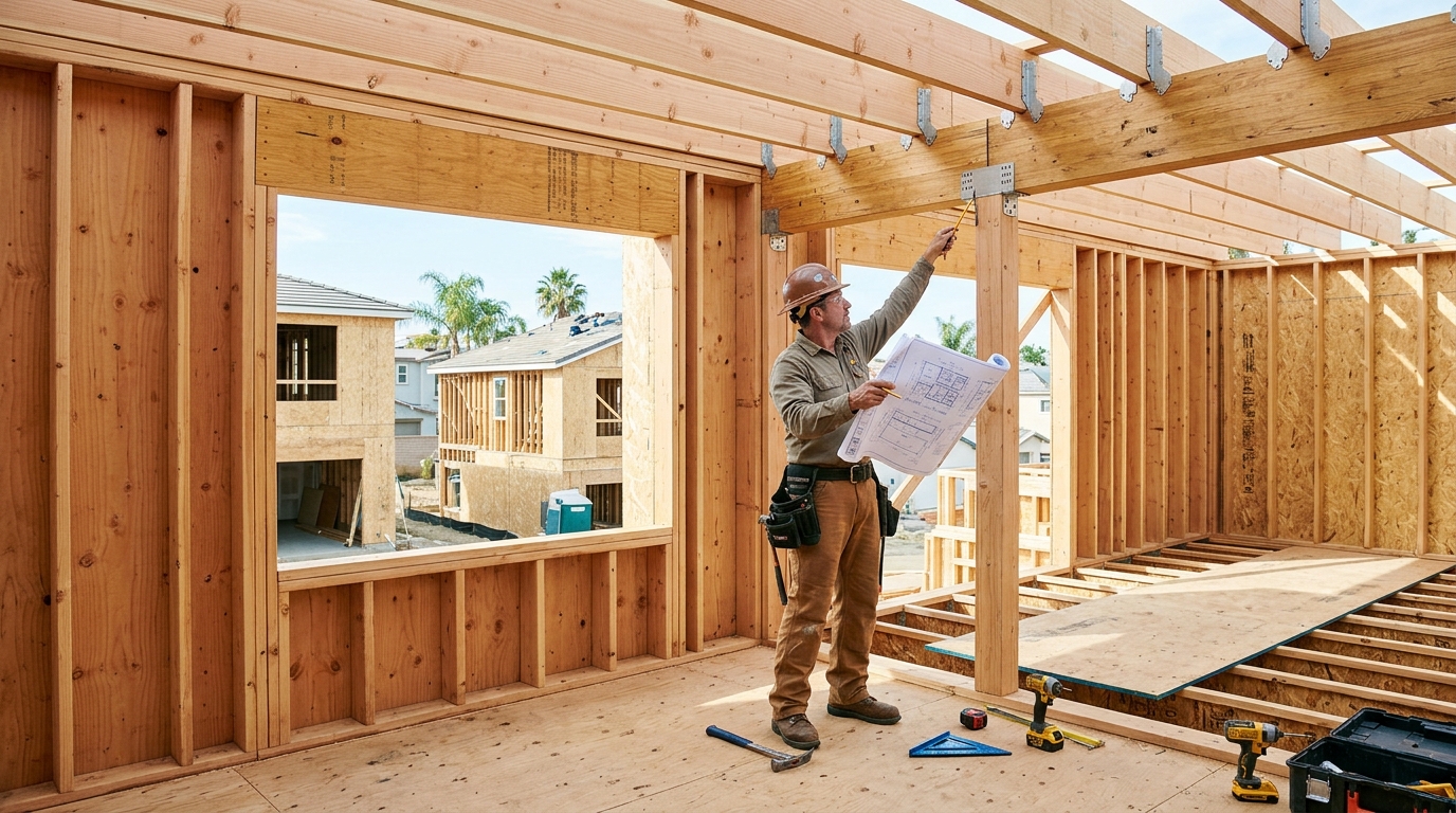 House Framing — Framing Built by the Contractor