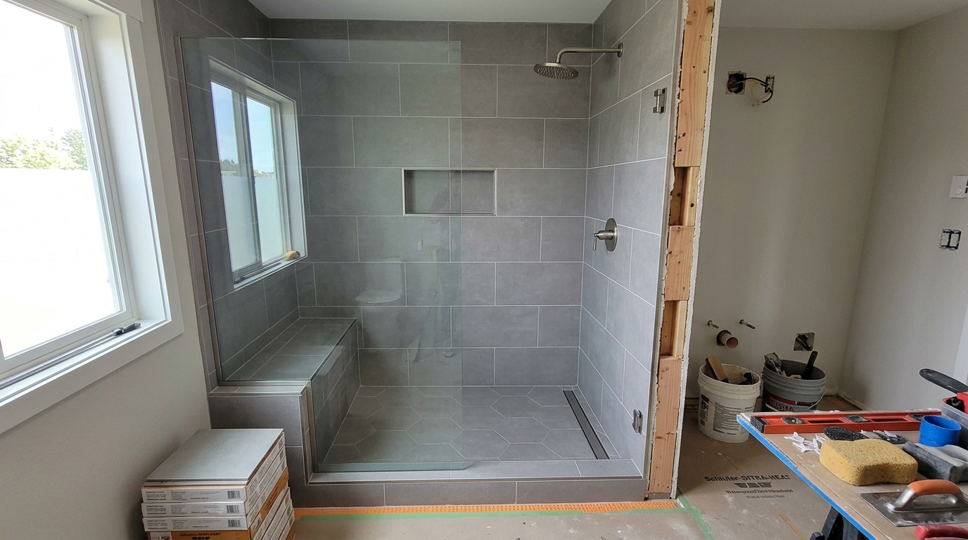 Shower Remodeling — Ridgeline Western Construction