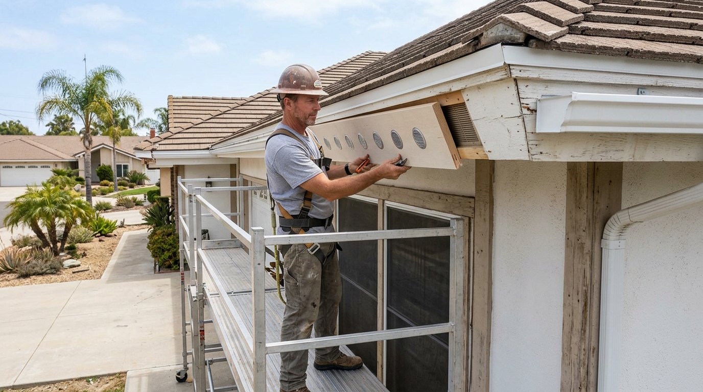Soffit & Fascia Installation — Tailored Materials and Airflow Upgrades