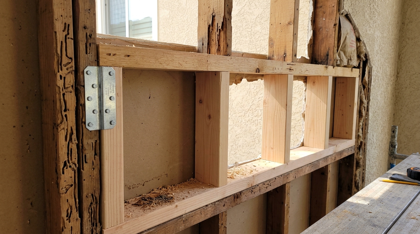 Termite Damage Repair — One Contract Covers Pest and Repair