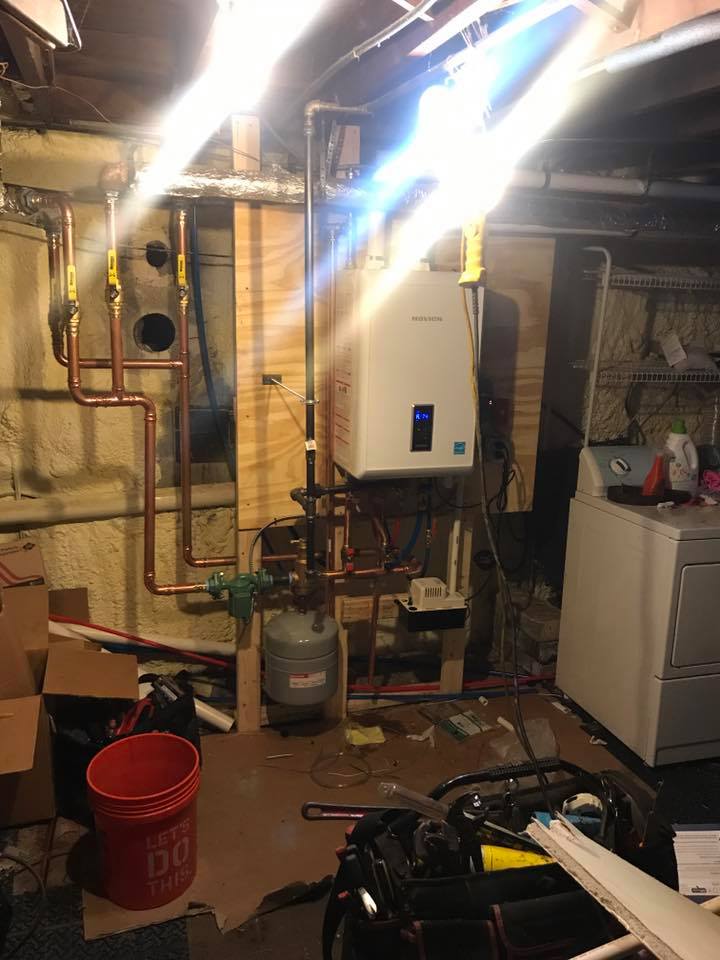 Navien Water Heater Maintenance — Heat Exchanger Descaling Process