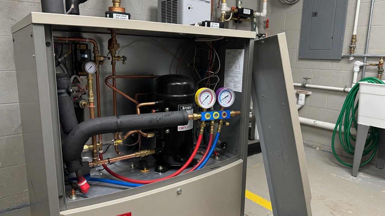 Bryant Geothermal Heat Pump Repair — Refrigerant and Compressor Repair