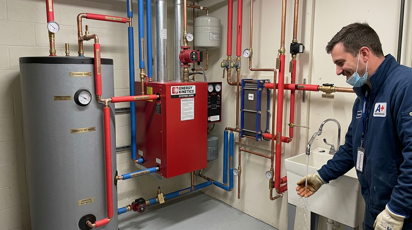 Energy Kinetics Boiler Installation — System Piping Built to Spec