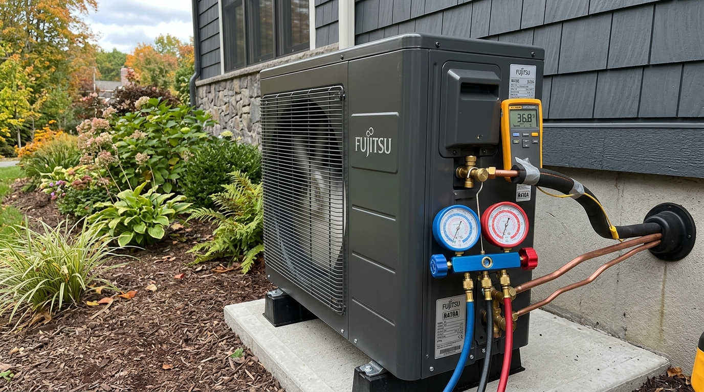 Fujitsu Heat Pump Repair — Full System Testing After Repair
