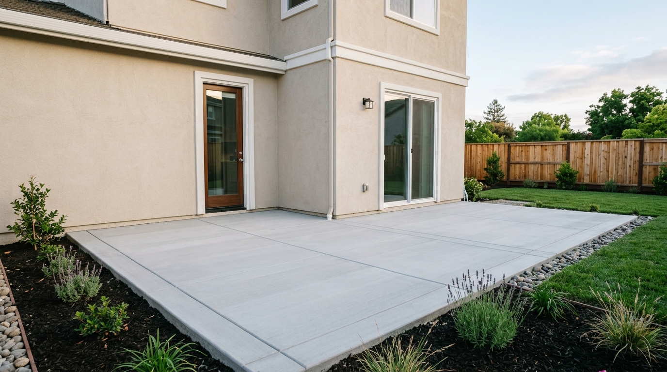 Concrete Patio Installation