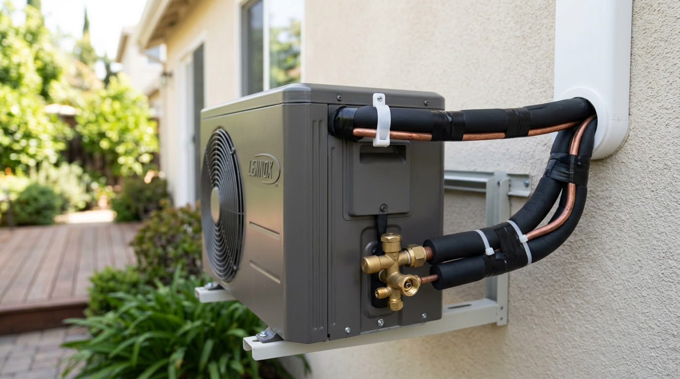 Lennox Mini-Split Installation — Proper Line Set Installation