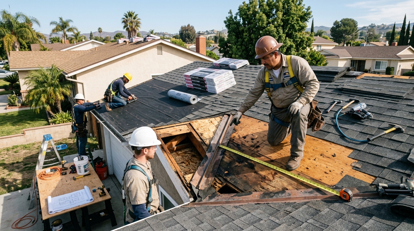 Roof Repair — One Contract, One Sequence, No Loose Ends