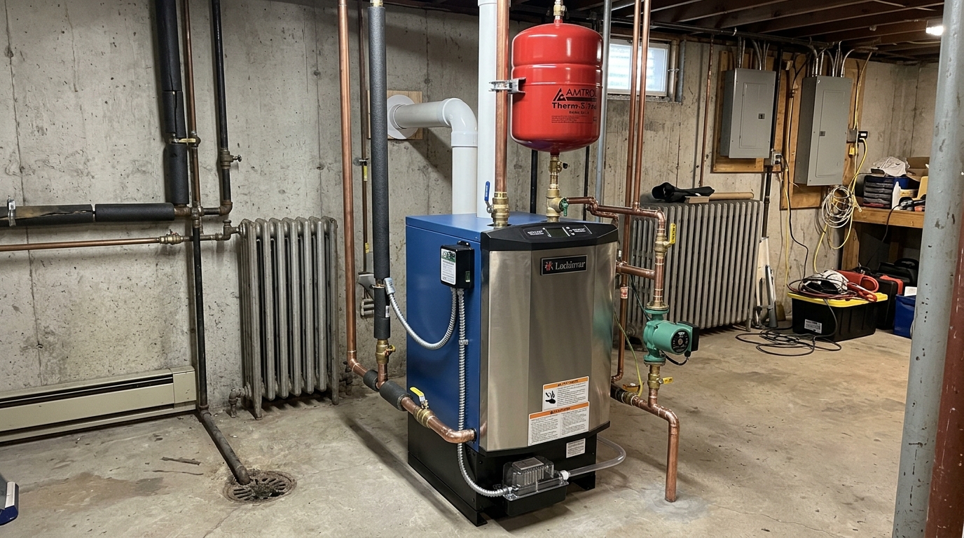 Boiler Installation — System Built for Maintenance and Clarity