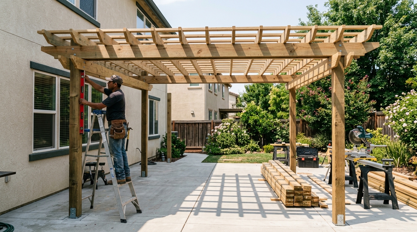 Pergola Installation — One-Contract Project Delivery