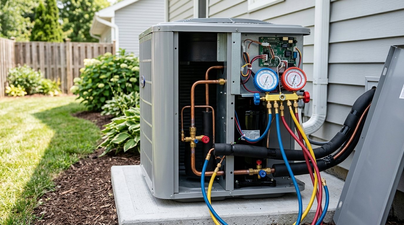 Payne Heat Pump Repair — Refrigerant Diagnosis and Recharge