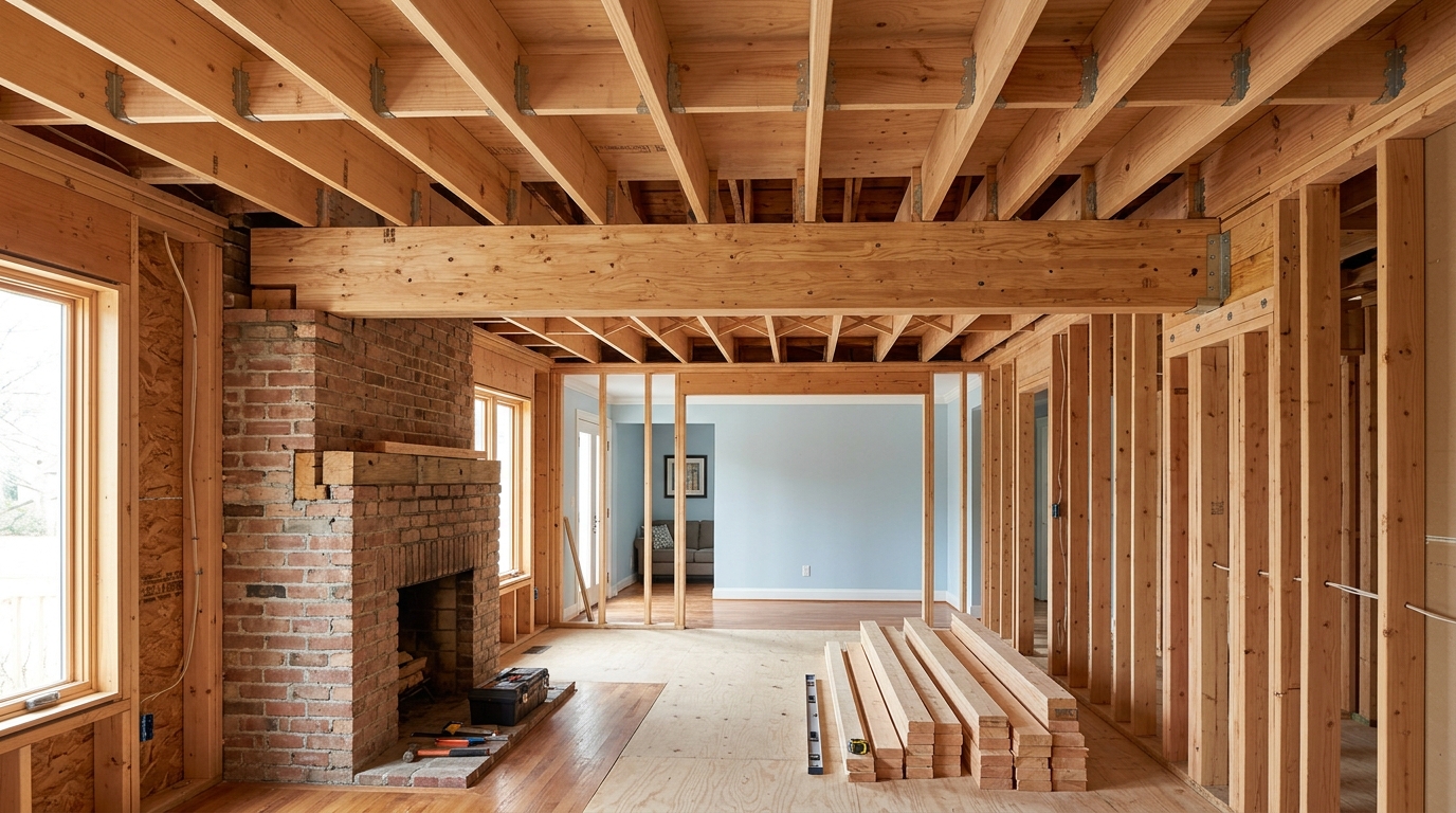 Support Beam Installation