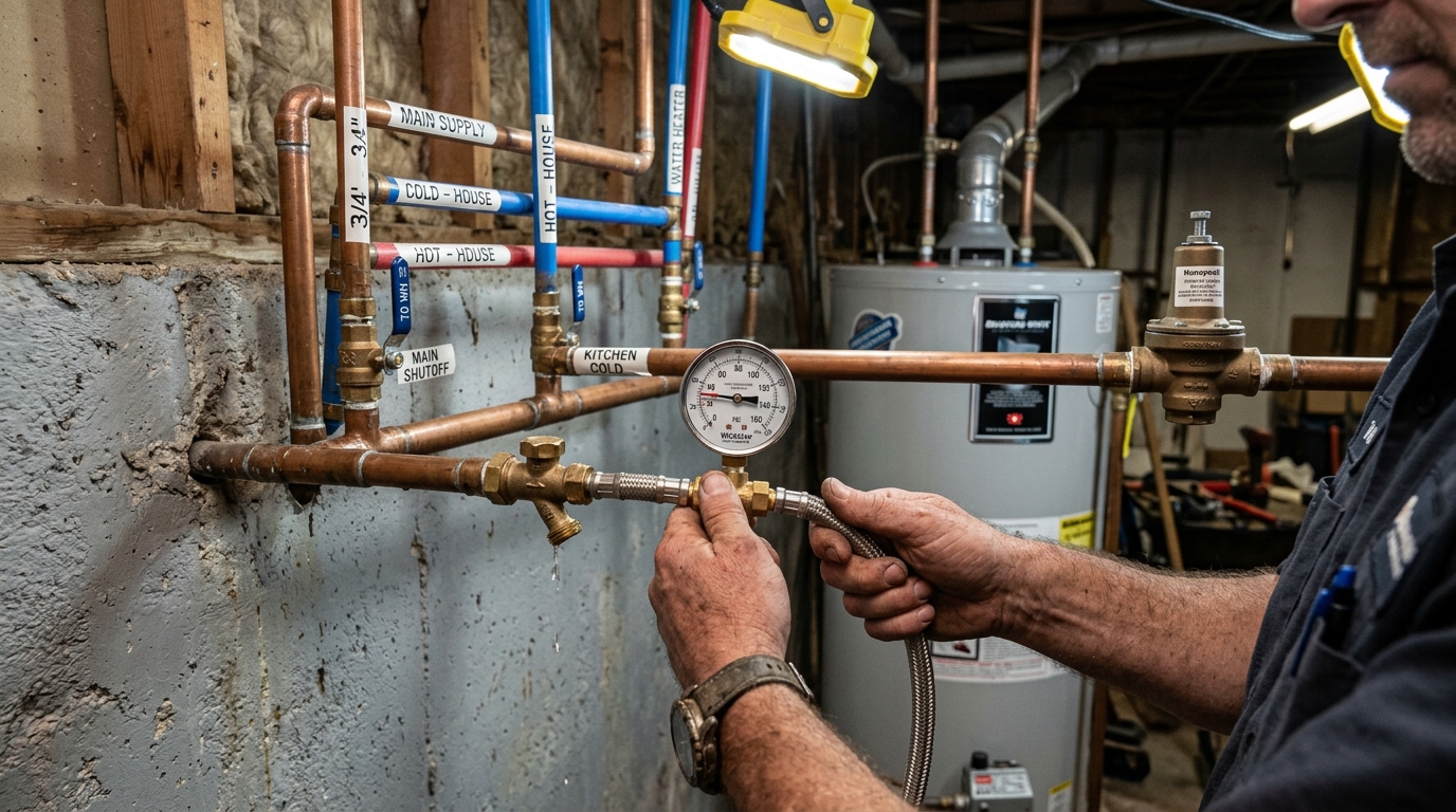 Low Water Pressure Repair — How Complete Pressure Checks Are Done