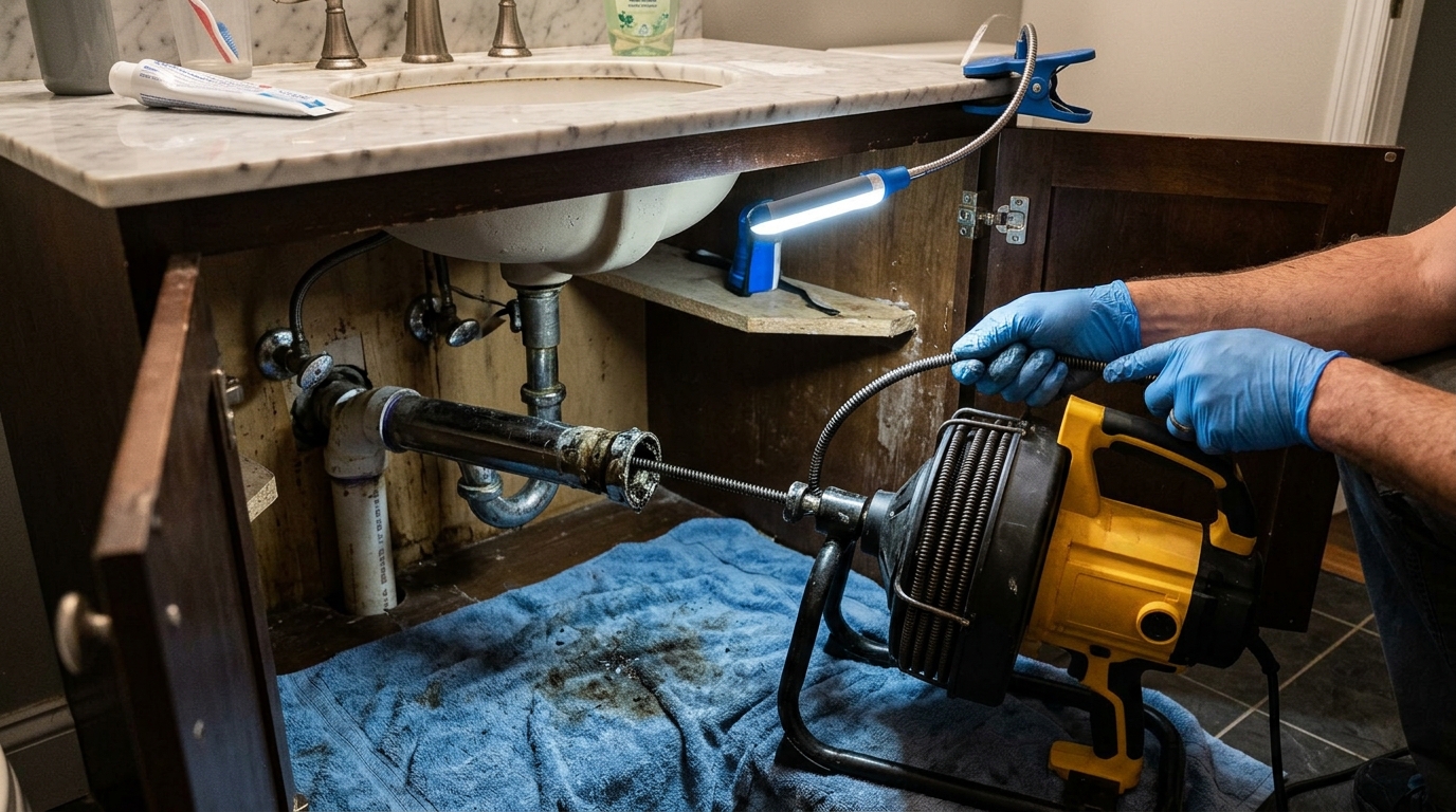 Bathroom Drain Cleaning — Recognizing Where Buildup Hides