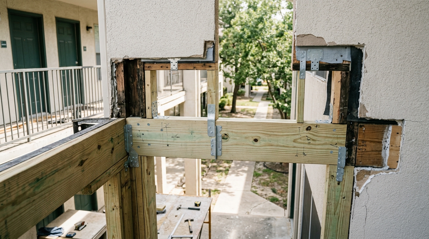 Apartment Building Repairs — Permit-Ready Completion and Records