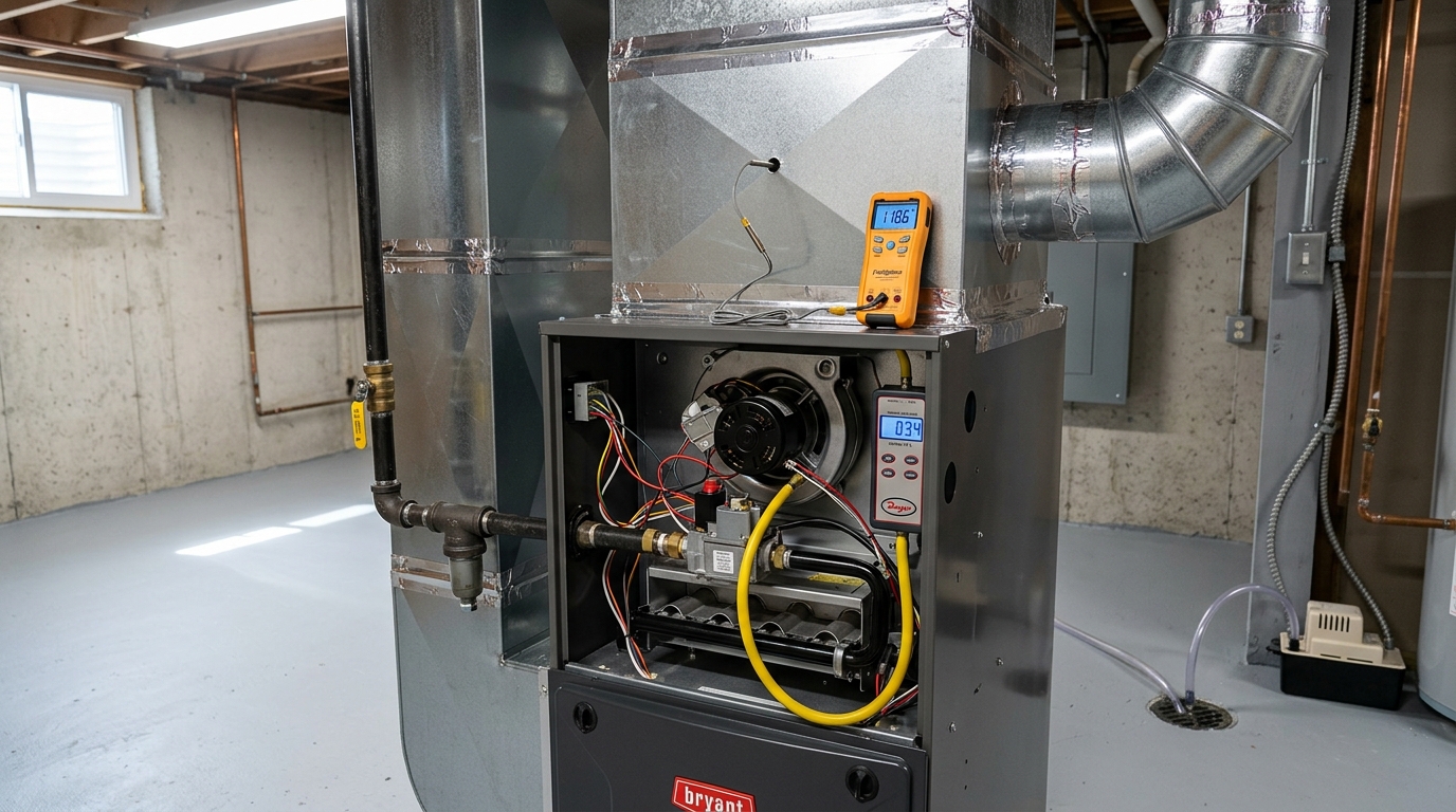 Daikin Furnace Installation — Full Startup and Performance Testing