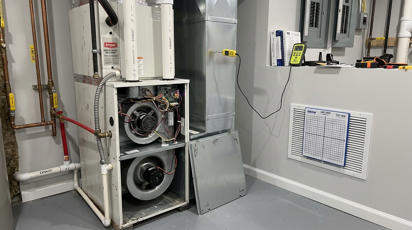 Friedrich Furnace Installation — Full Startup and Performance Testing