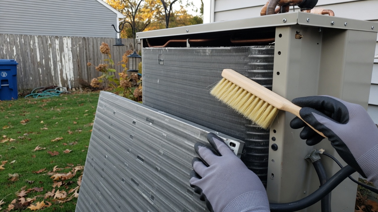 Comfortmaker Heat Pump Maintenance — Coil Cleaning and Airflow Setup