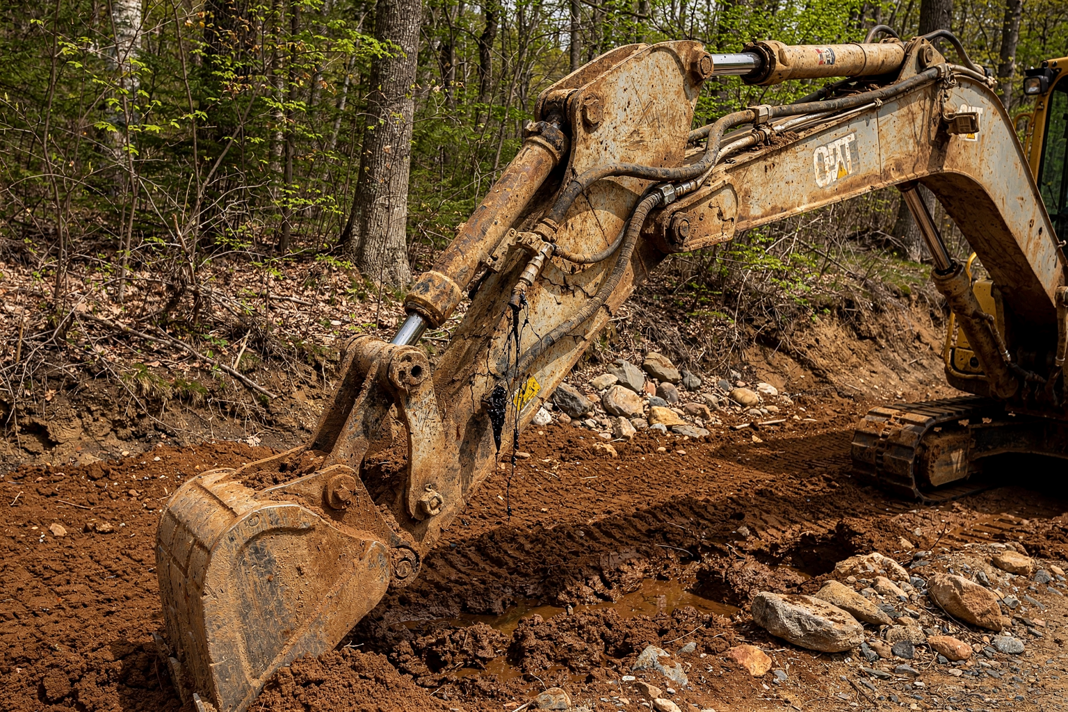 Mini-Excavator Hydraulic Repair — Dutchess County