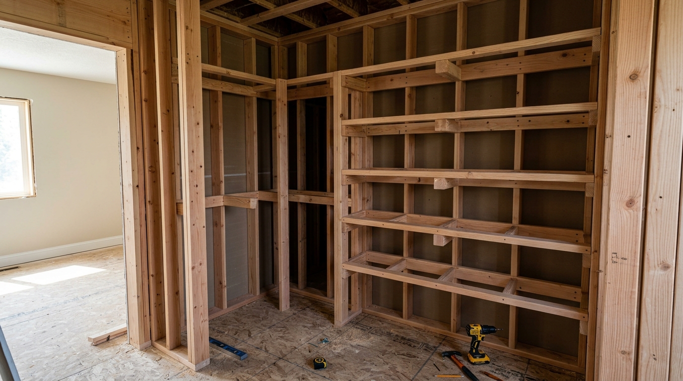 Closet Installation — Clean Finish Carpentry for a Custom Look