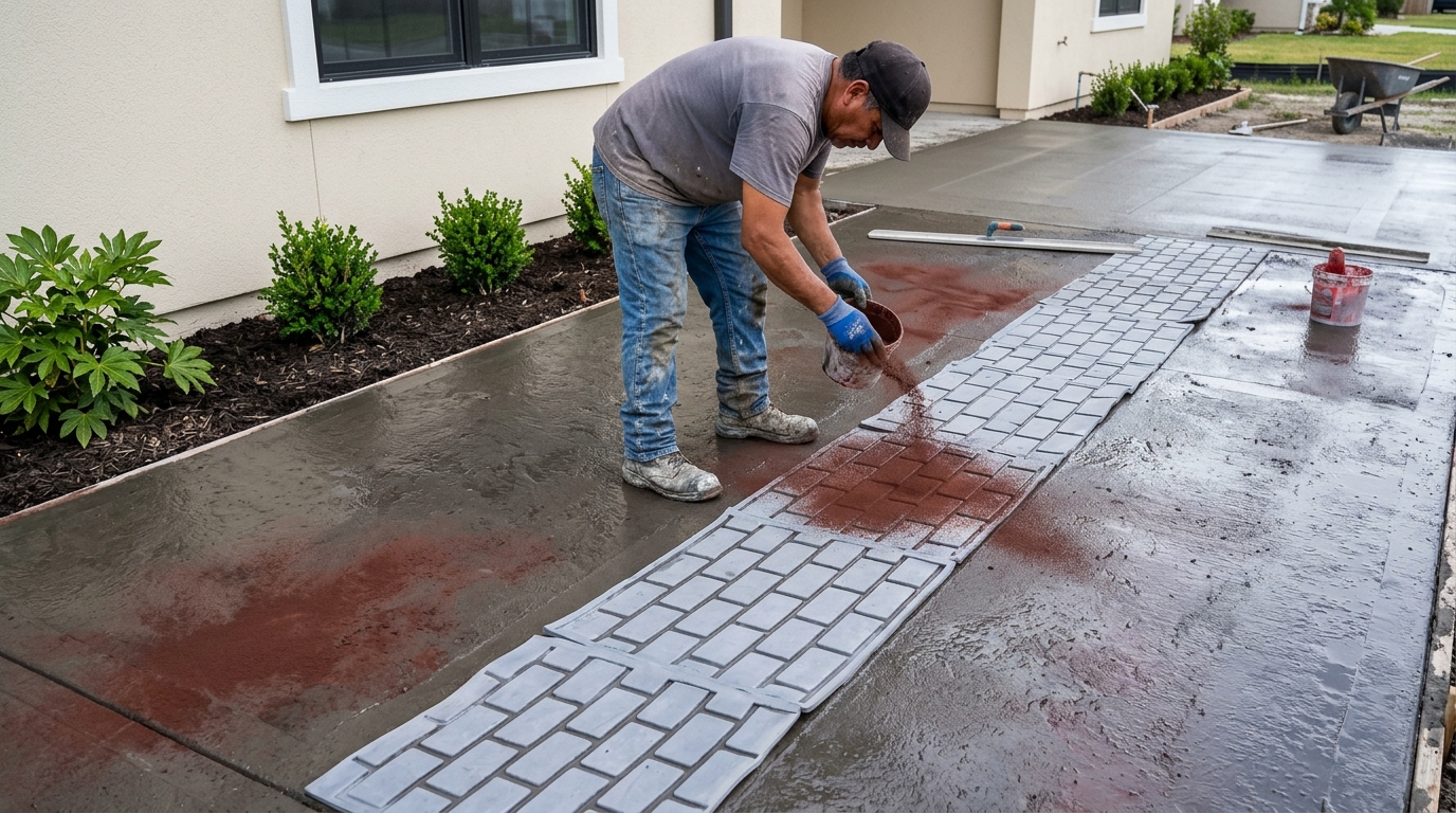 Stamped Concrete — Pattern and Color Options Explained