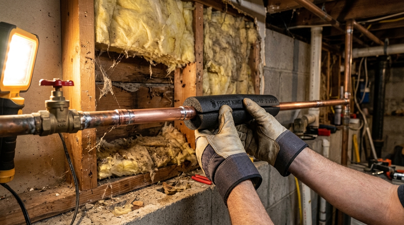 Burst Pipe Repair — Detailed Cause Shared Before Leaving
