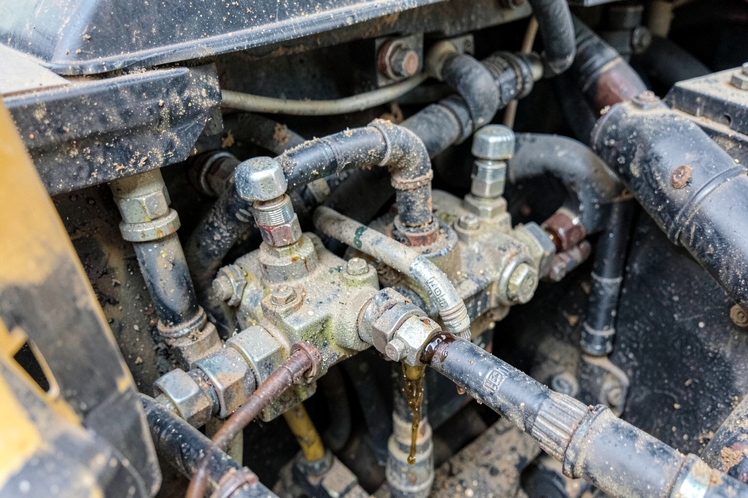 Motor Grader Hydraulic Service — On-Site Hydraulic Hose and Cylinder Fabrication
