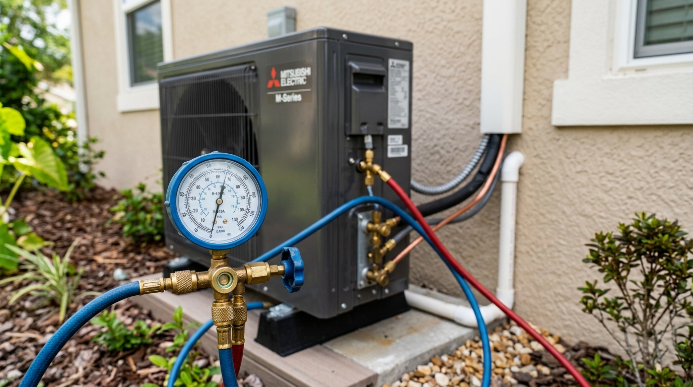 Lennox Mini-Split Maintenance — Refrigerant and Performance Checks
