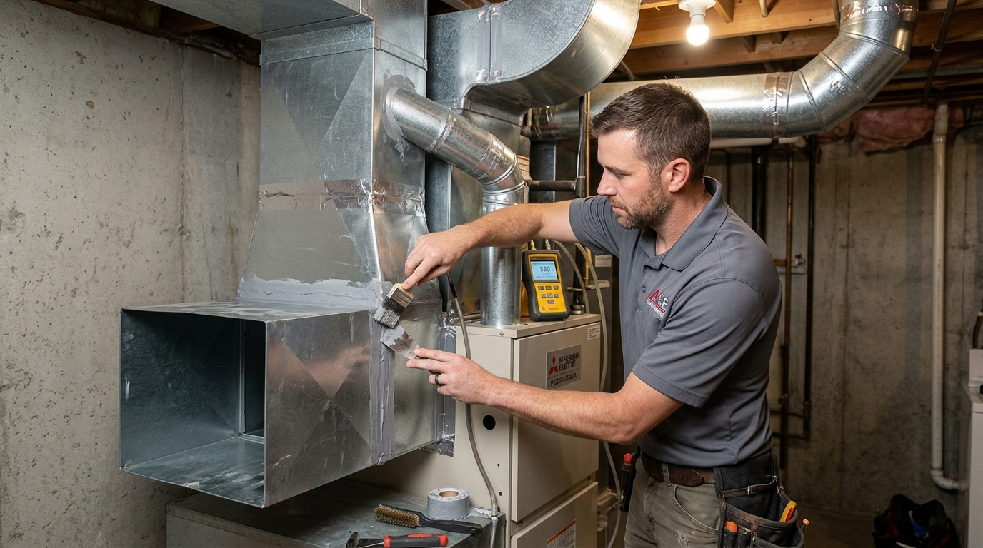 Mitsubishi Furnace Installation — Ductwork Integration That Works