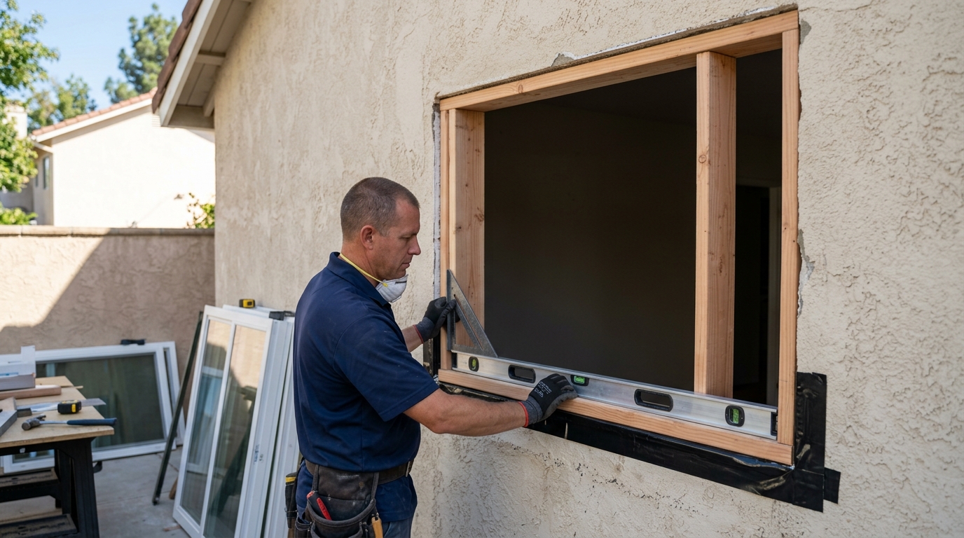Window Installation — Framing Prep and Structural Assessment