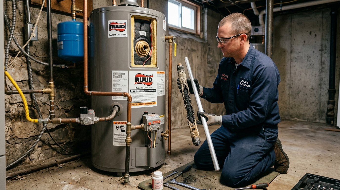 Ruud Water Heater Maintenance — Anode Rod and Corrosion Protection