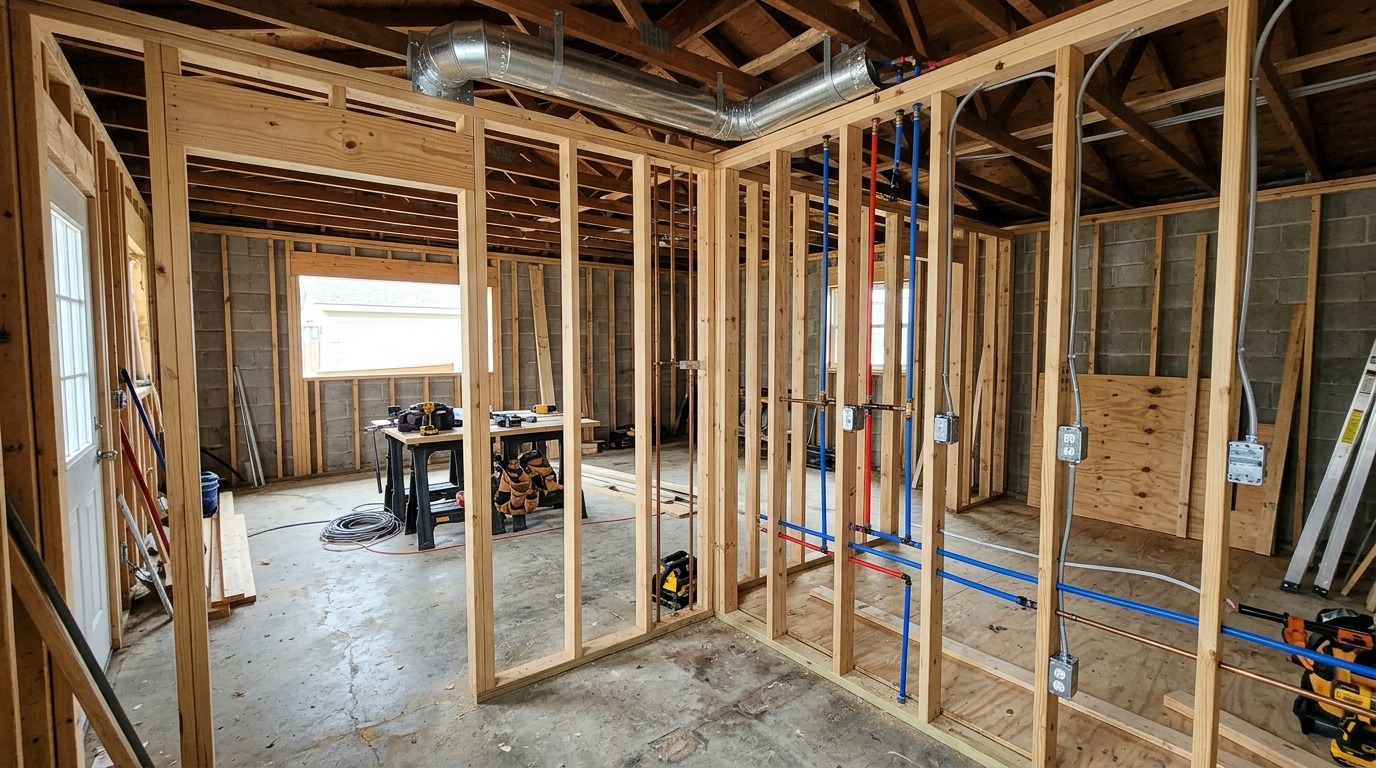 Garage Conversion — Every Trade Scheduled and Supervised