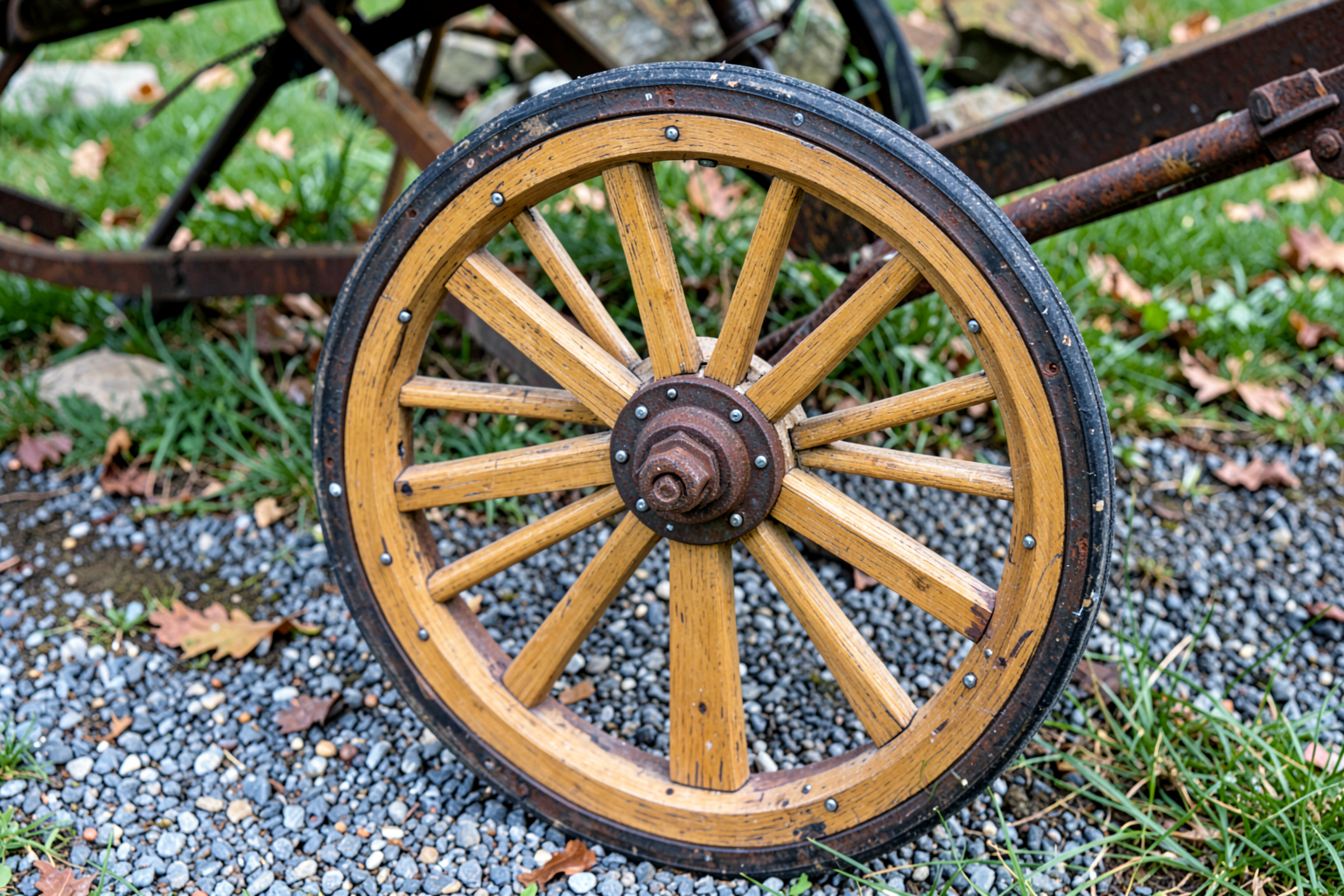 Horse-Drawn Carriage Wheel Replacement — Full Mechanical Wheel Replacement—On Site