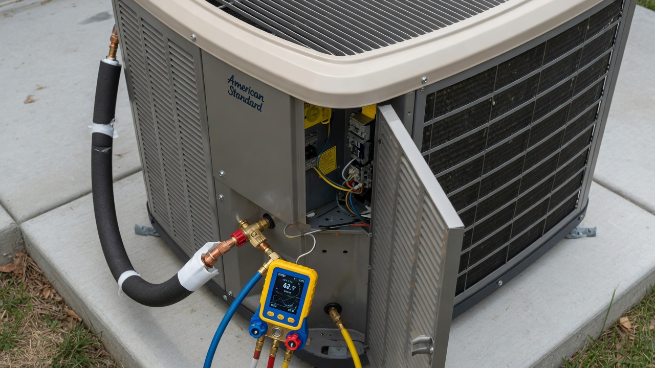 American Standard Heat Pump Repair — Refrigerant Leak Detection and Repair
