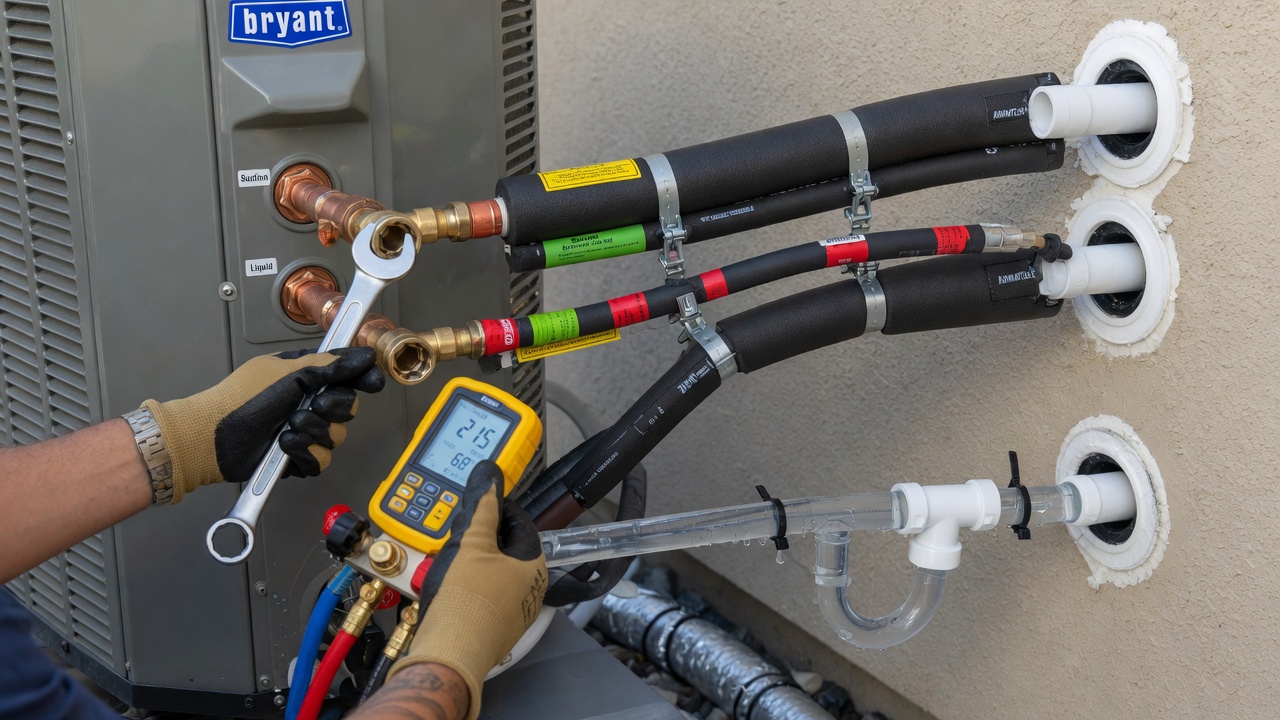 Bryant Heat Pump Installation — Proper Line Set and Setup