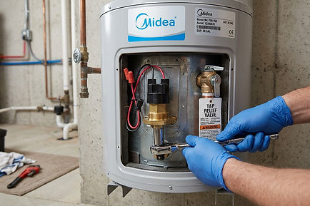 Midea Water Heater Maintenance — Component Inspection and Replacement